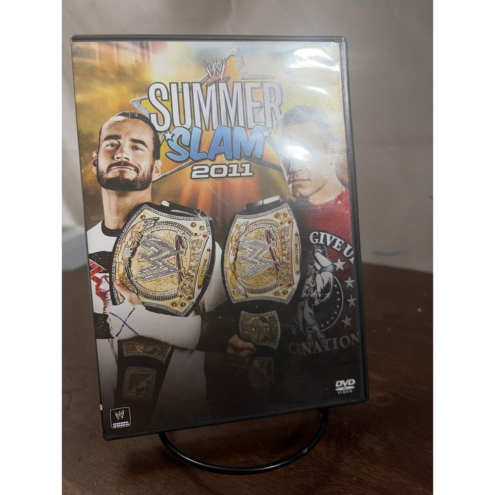 WWE SummerSlam 2011 DVD John Cena CM Punk Triple H